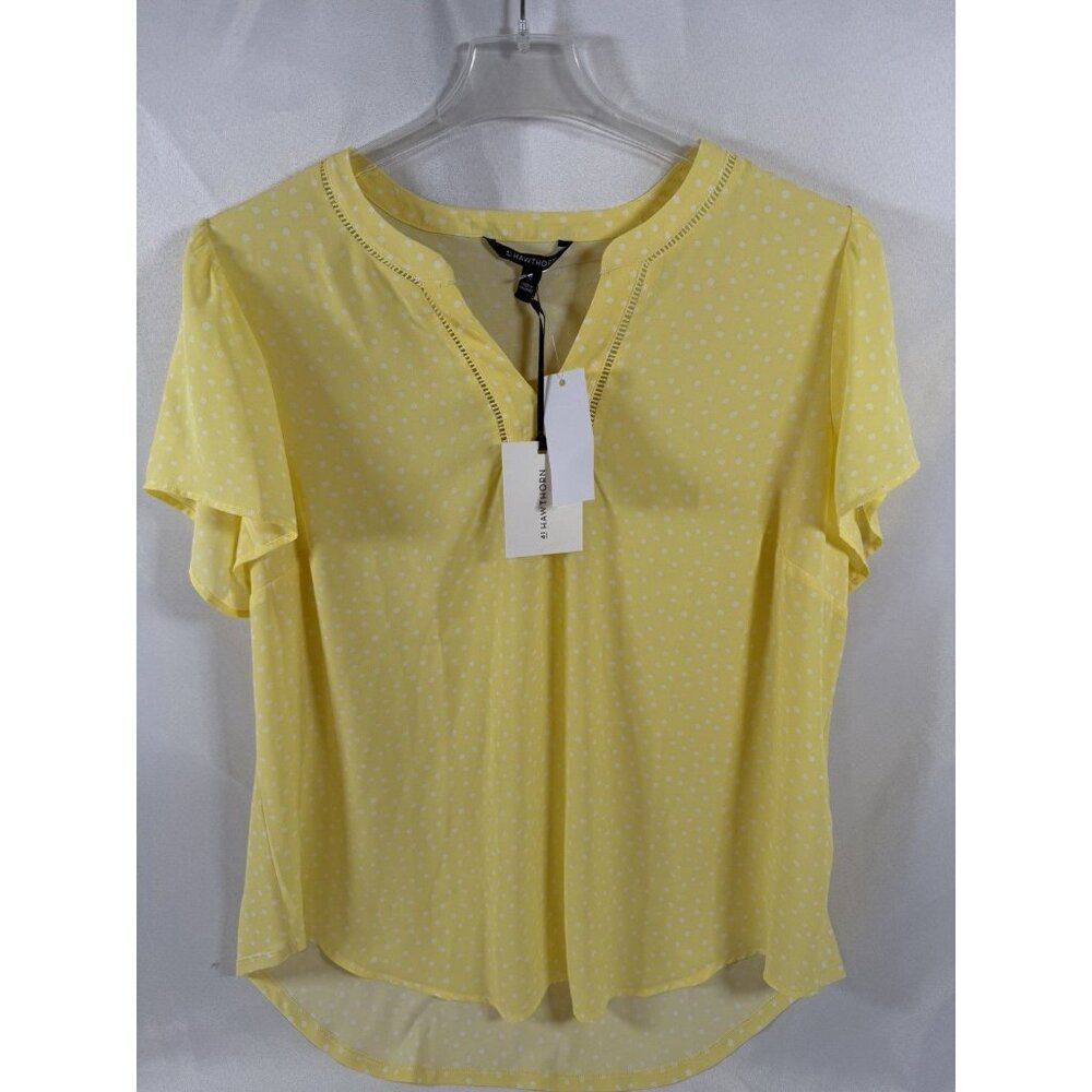 41 Hawthorn London Mixed Media Blouse Size 2X NWT